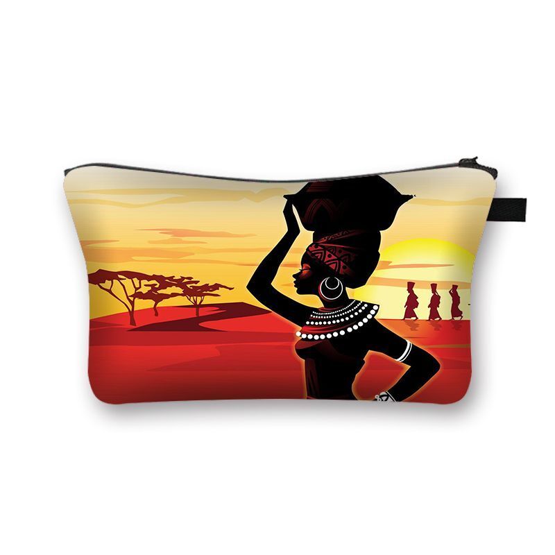 Print Cosmetic Bag Makeup Purse Cosmetic Case Lipstick Storage Bags Traveling