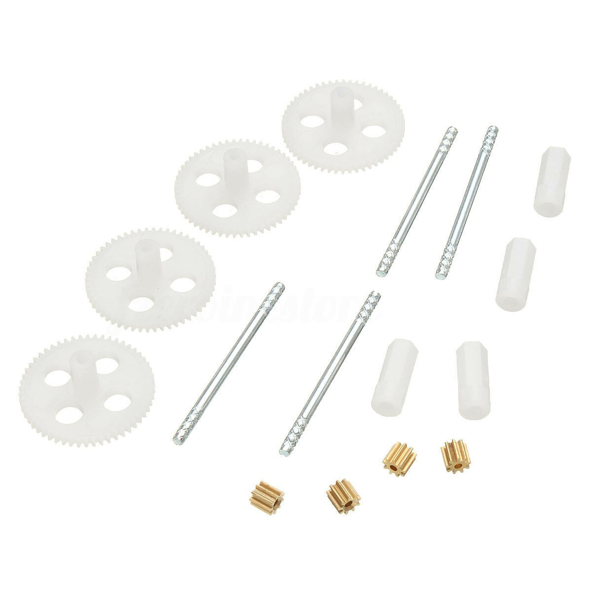 Plastic +Metal Gear Shaft Motor Cogs Set For Syma X5 X5C X5SC X5SW RC Quadcopter
