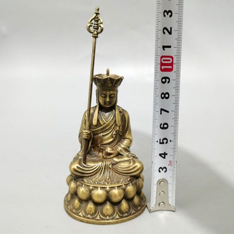 Chinese Bronze Antique Tibetan Buddhism Buddha Statue Mini Buddha Decoration
