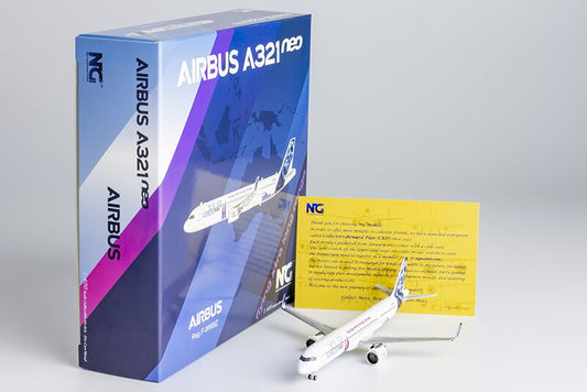 NG 1/400 Airbus factory painted A321neo F-WWBZ alloy aircraft model