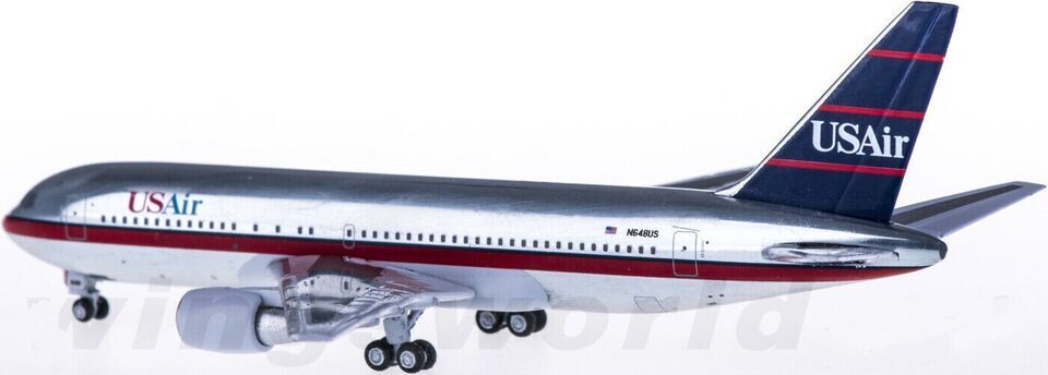 1:400 Aeroclassics US AIR BOEING 767-200 Passenger Airplane Diecast Plane Model