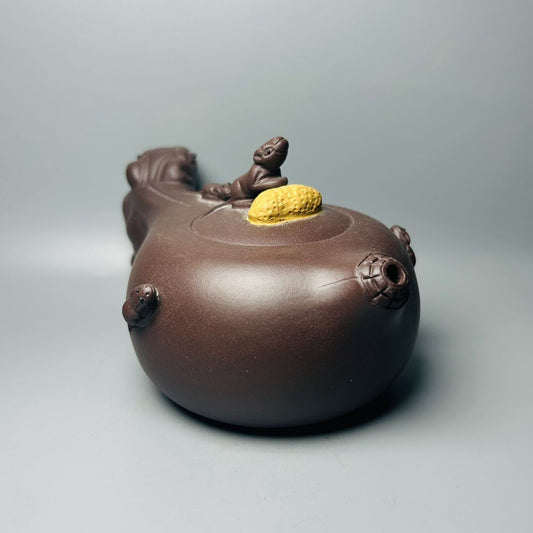 Vintage Chinese Yixing Purple Clay Teapot Zisha Ceremony Teaware Collection Rare