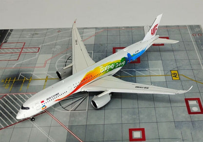 1:400 JC Wings AIR CHINA EXPO 2019 AIRBUS A350-900 Plane Flap Down Diecast Model