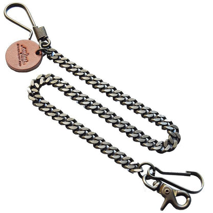 Vintage Brass Wallet Chain Aged Biker Workwear Pants Chain Men