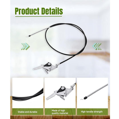 62.59in Mower Throttle Choke Cable 746P05811 Replacement For Cub Cadet Ultima