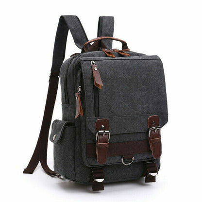 Canvas Backpack Men Travel Back Pack Shoulder Bag Women Laptop School Bags