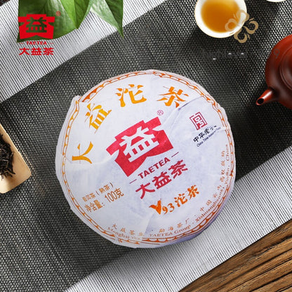 TAETEA V93 * 2018 Menghai Tea Factory Dayi Pu-erh Tea TuoCha Black Puer Tea Ripe