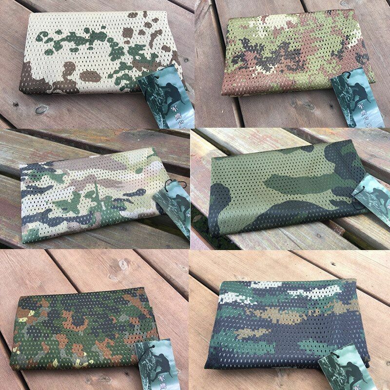 Outdoor Scarf Cotton Camouflage Tactical Mesh Face Veil Camping Hunting Hiking