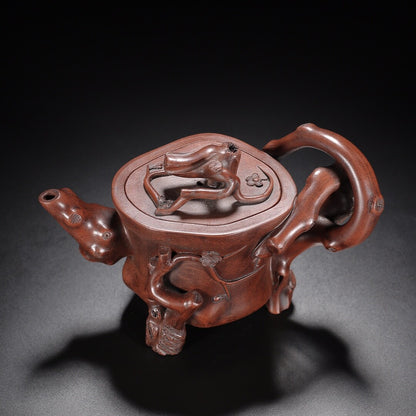 Chinese Yixing Zisha Clay Handmade Exquisite Teapot