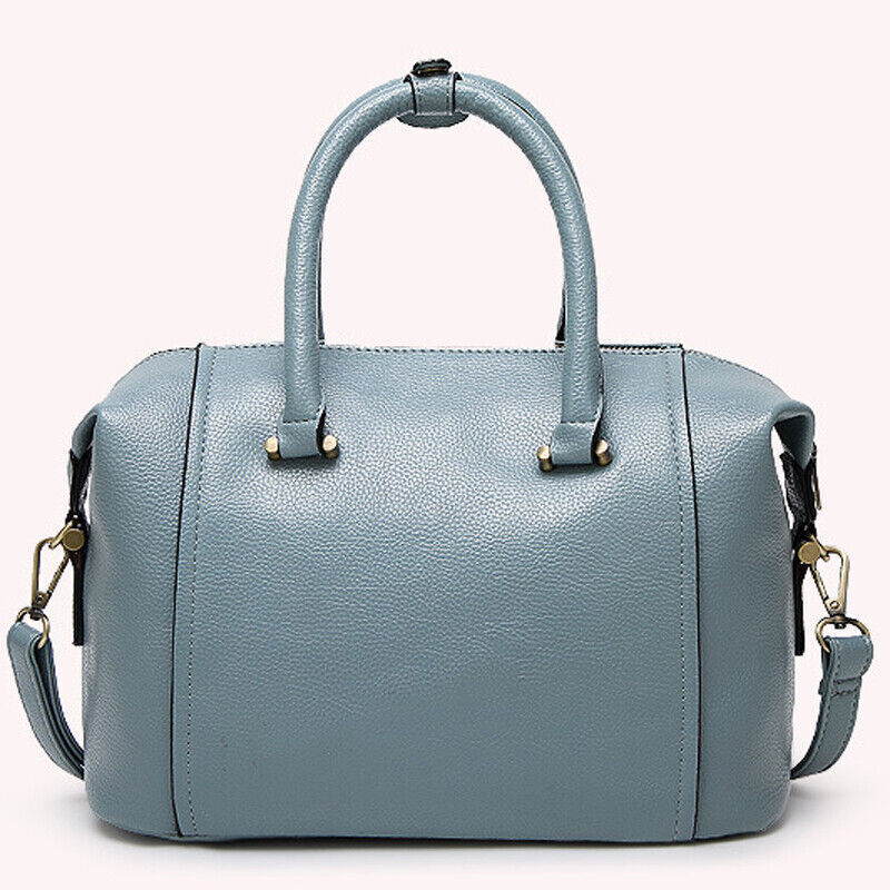 Women's Boston Bag Genuine Leather Crossbody Shoulder Bag Satchel Tote Handbags