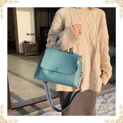 Women Fashion LEATHER Shoulder Crossbody Handbag Casual Luxury Female Tote Bag