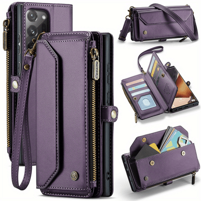Crossbody for Samsung Galaxy Note 20 Ultra Note 10 Plus Case Wallet Card Holder