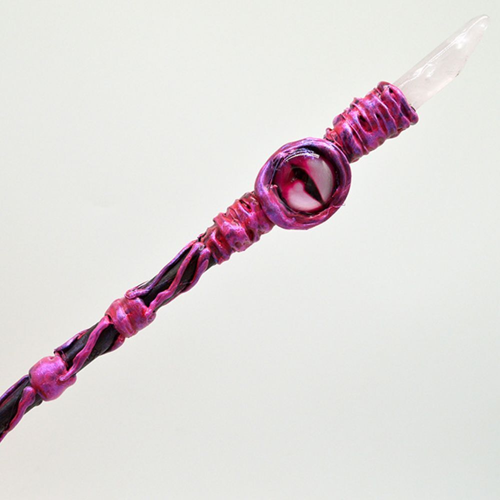 Witch Magic Wand Multicolor Natural Crystal Jewelry Fairy Stick Hair Accessories