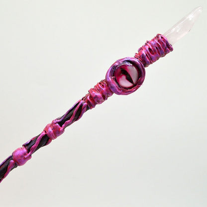 Witch Magic Wand Multicolor Natural Crystal Jewelry Fairy Stick Hair Accessories