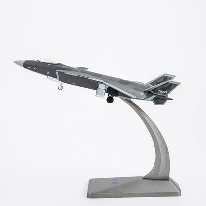 1/144 Scale Chinese Air Force Chengdu J-20 Fire Fang Fighter Plane Model Display