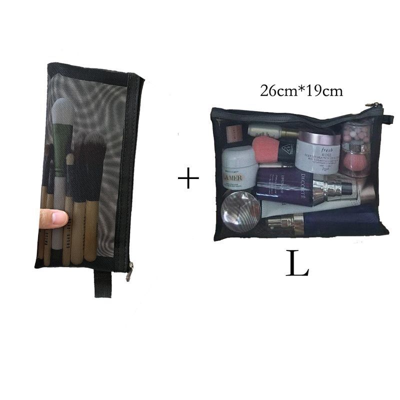 Cosmetic Bag Small Mesh Makeup Bag Organizer Lipstick Bag Ladies Toiletry Pouch