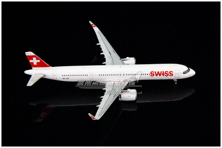 1:400 JC Wings SWISS AIRBUS A321neo Passenger Airplane Diecast Aircraft Model