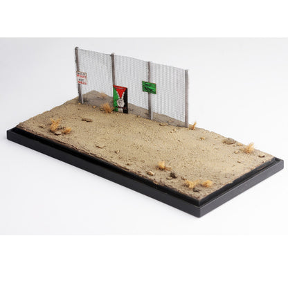 1/72 Middle East Outside Gaza Isolation Net Battle FOR Tank Scene Finished Model