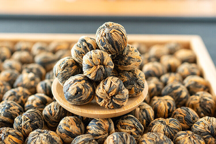 500g Yunnan Dian Hong Tea Embroidery Ball Handmade Dragon Pearl Small Gold Ball