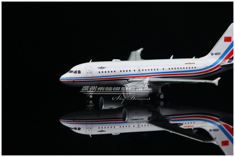 1:400 JC Wings China Air Force AIRBUS A319 Passenger Aircraft Diecast Model