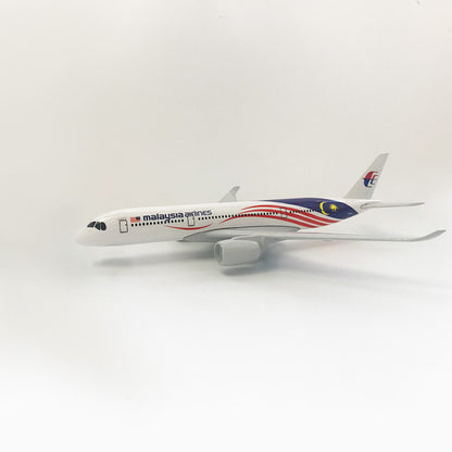 16cm 1:400 Alloy Metal A350 Malaysia Airlines Airplane Plane Model Collection