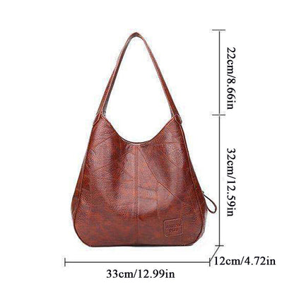 Womens Designer Leather Shoulder Bag Large Capacity Ladies Handbag Hobo Tote CA