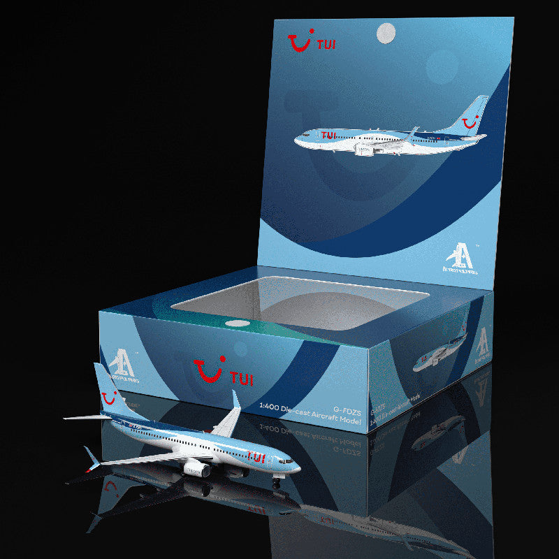 1:400 Aero Polaris TUI Boeing 737-800 Passenger Airplane Diecast Aircraft Model