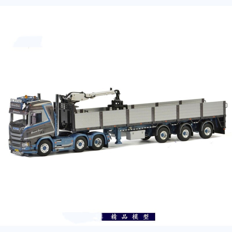1:50 WSI GerardSerne SCANIA CR20N 6X2 TWIN STEER BRICK TRAILER Diecast Model