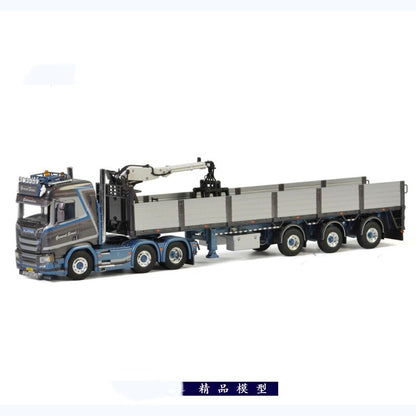 1:50 WSI GerardSerne SCANIA CR20N 6X2 TWIN STEER BRICK TRAILER Diecast Model