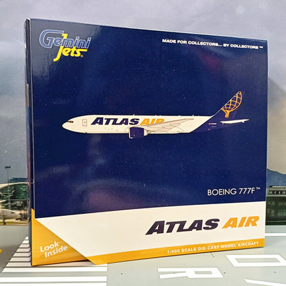1:400 Geminijets Atlas Air B777-200LRF N703GT Passenger Airplane Diecast Model