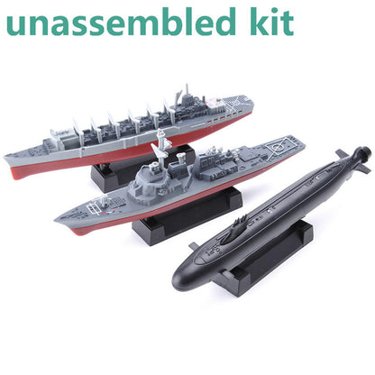 8x 4D Aircraft Carrier Cruiser Frigate Submarine Battleship Model Unassembled b