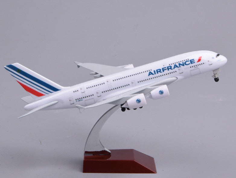20CM AIR FRANCE AIRBUS A380 Passenger Aircraft Plane Diecast Airplane Model