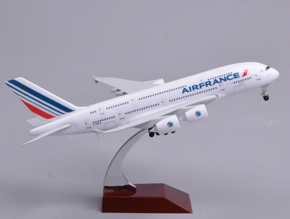 20CM AIR FRANCE AIRBUS A380 Passenger Aircraft Plane Diecast Airplane Model