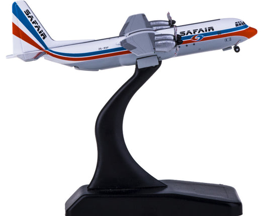 1:400 GeminiJets Safair Lockheed L-100-30 Hercules Passenger Plane Diecast Model