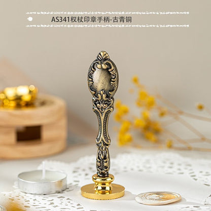 Wax Sealing Stamps Metal Retro Magic College Roman Column Handle DIY Card Making