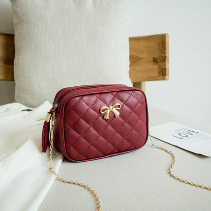 Messenger Bag Women Lingge Embroidery Female Shoulder Bag Ladies Crossbody Bags
