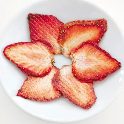 Top Grade Dried Strawberry Fruit Slices Pure Natural Dry Fruit Tea