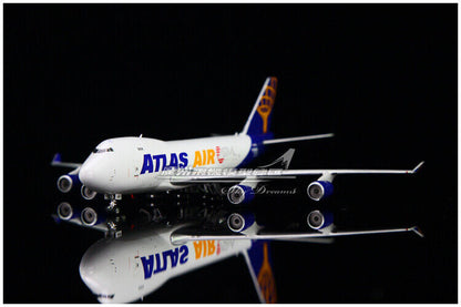 1:400 JC Wings ATLAS AIR BOEING 747-400 Passenger Airplane Diecast Plane Model