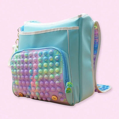 Mochila Escuela Niños Niñas Bolsa Morral Para Adolescente Impermeable Fidget Toy