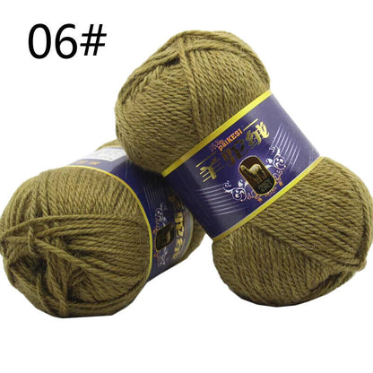 Hot Sale 100g Camel Velvet Thick Yarn Cashmere Hand Knitting Crochet Crafts Yarn