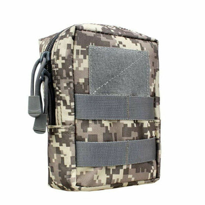 Multifunctional 1000D Waist Bag Outdoor Tool Zipper Pack Accessories Belt Pouch