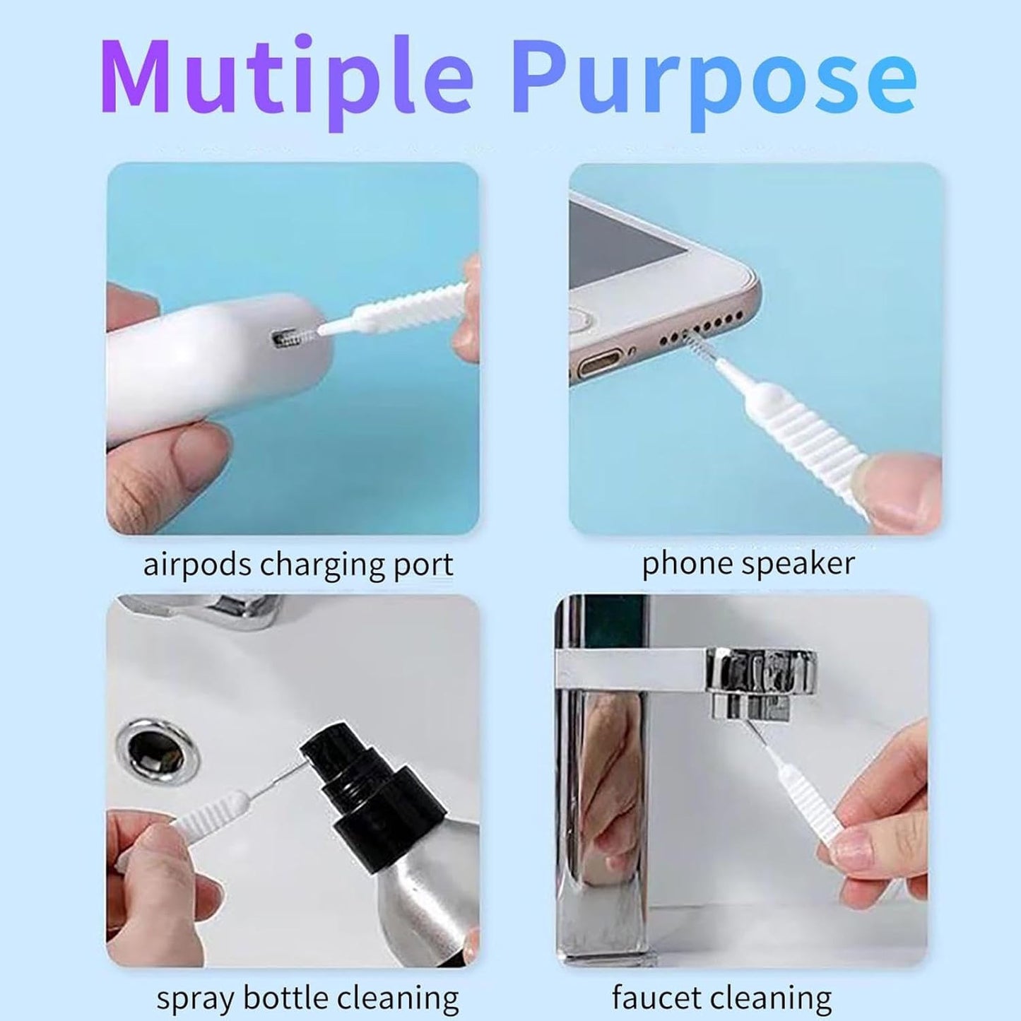 Cell Phone Speaker Dust Removal Tool Kit, Cleaner for iPhone, Samsung - 14Pcs