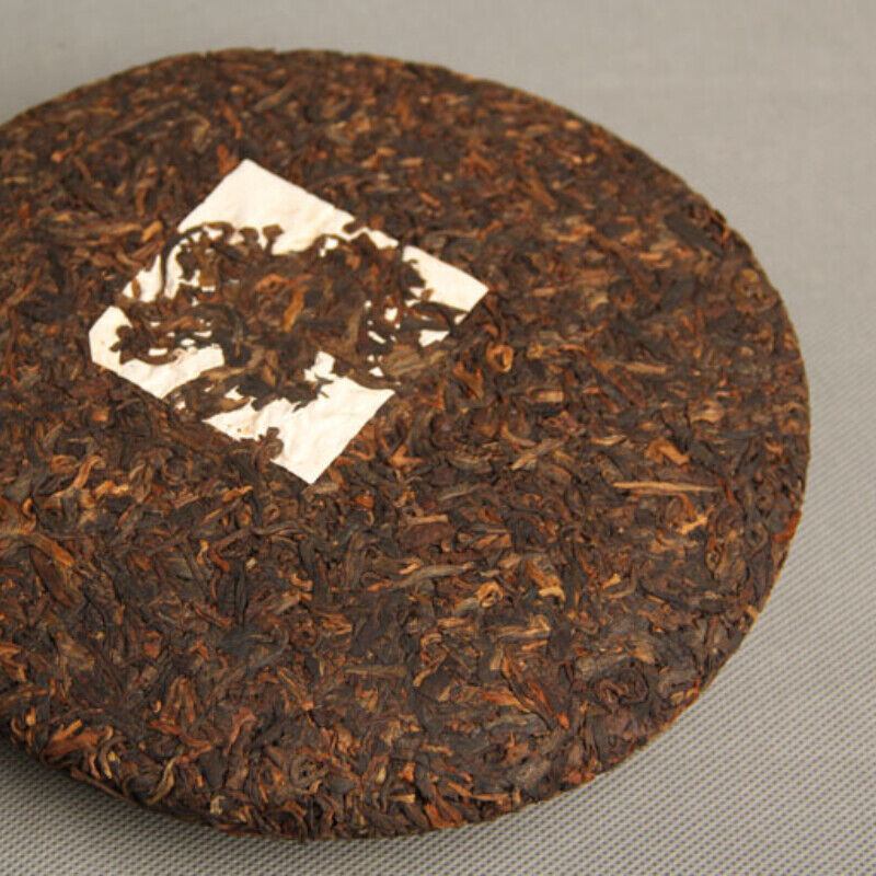 357g Tasty Golden Bud Ripe Tea Big Leaf Pu'er Tea Cake High Quality Black Tea