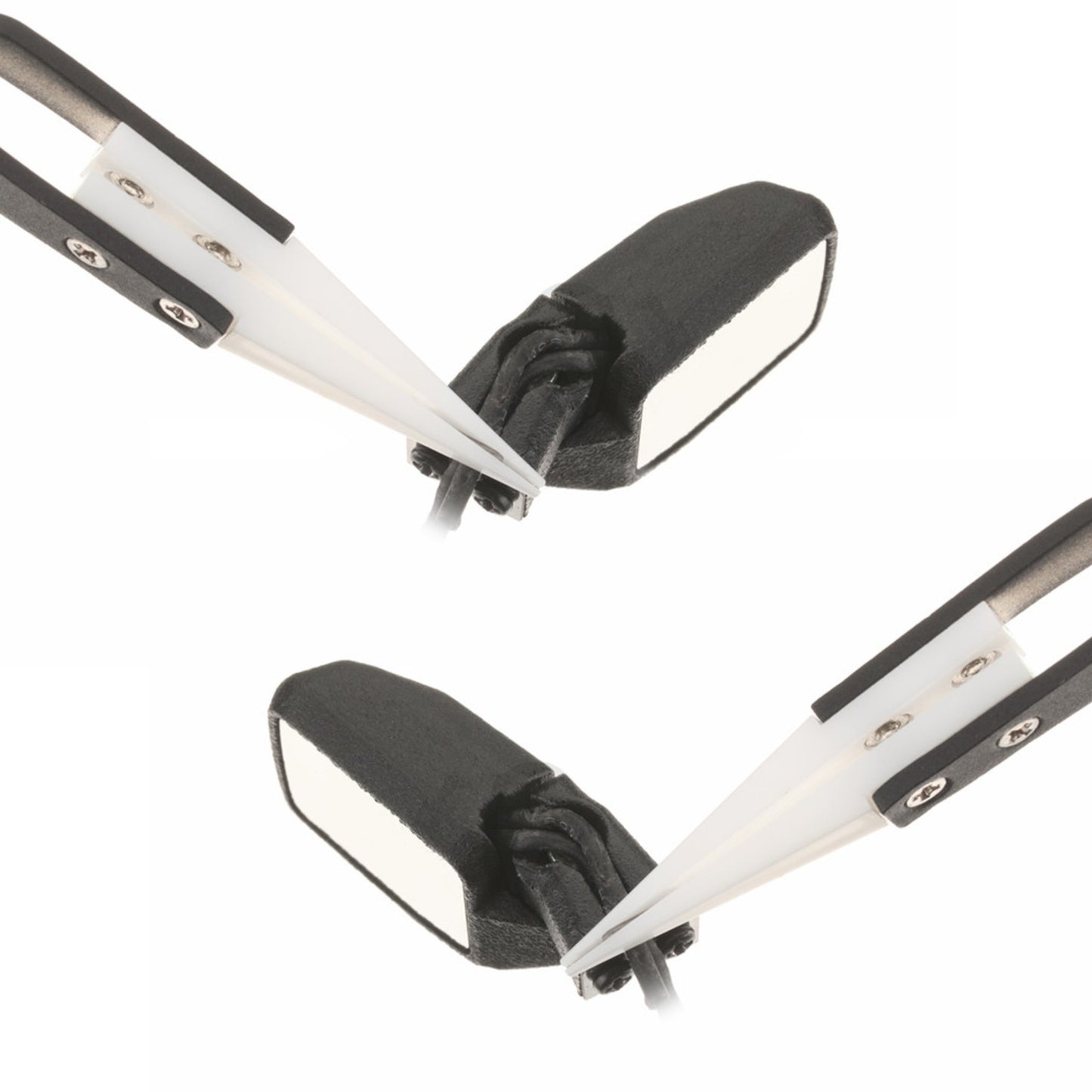 Universal 1/10 RC Crawler Car 3mm Lamp Bead Foldable Rearview Mirror Simulation