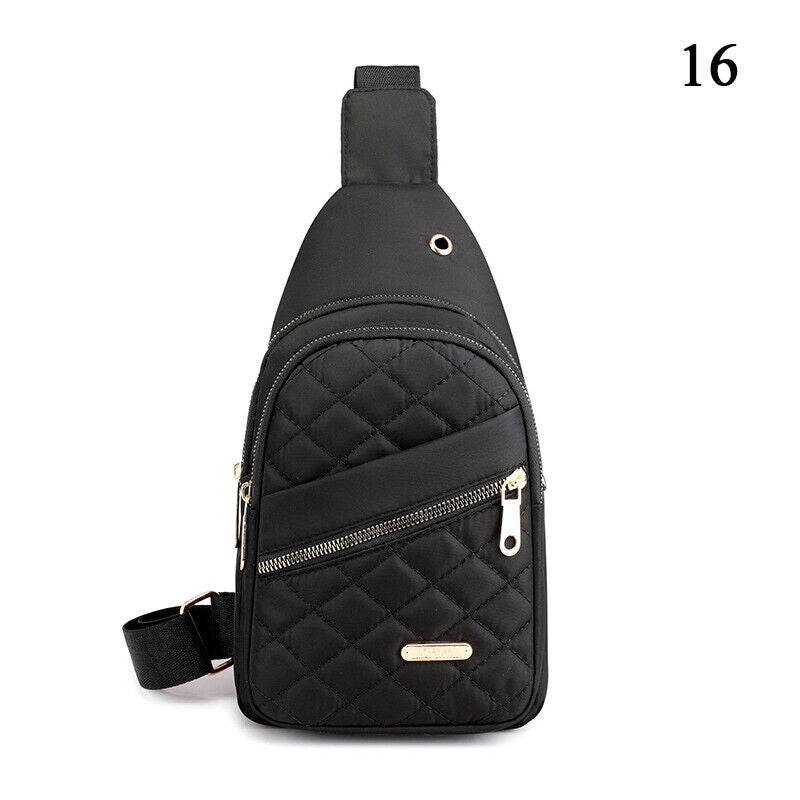 Women Crossbody Shoulder Bags Chest Sling Bag Sports Backpack Fanny Packs Travel