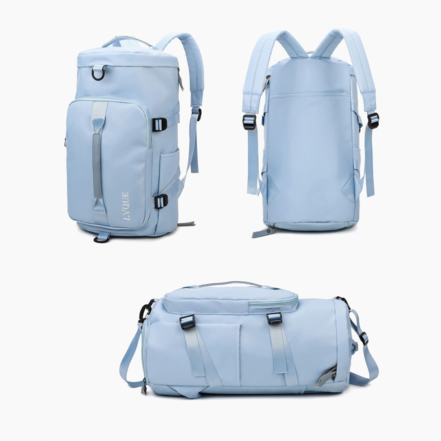 Sport Duffle Bag Canvas Travel Handbag Gym Yoga Luggage Bags Backpack Women Men