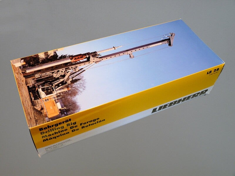 1:50 LIEBHERR LB28 Rotary Drilling Rig Construction Piling Machine Diecast Model