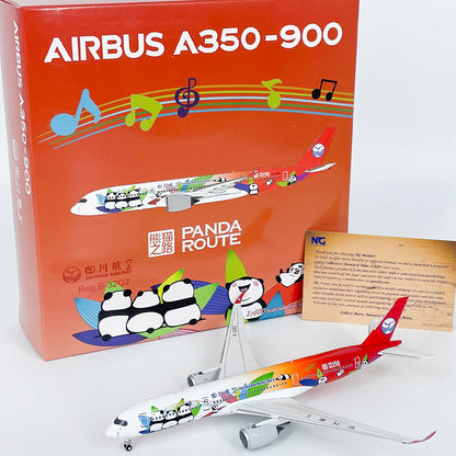 1:400 NGmodels SICHUAN AIRLINES AIRBUS A350-900 B-32G2 Airplane Diecast Model