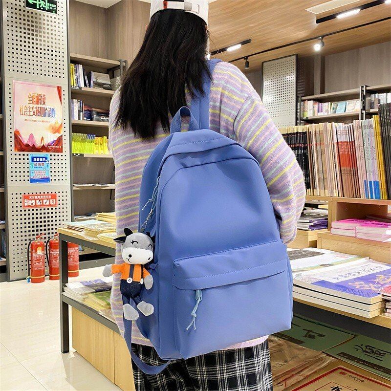Backpack High Quality Nylon School Bag Large Outdoor Travel Bookbags 43*13*31 CM