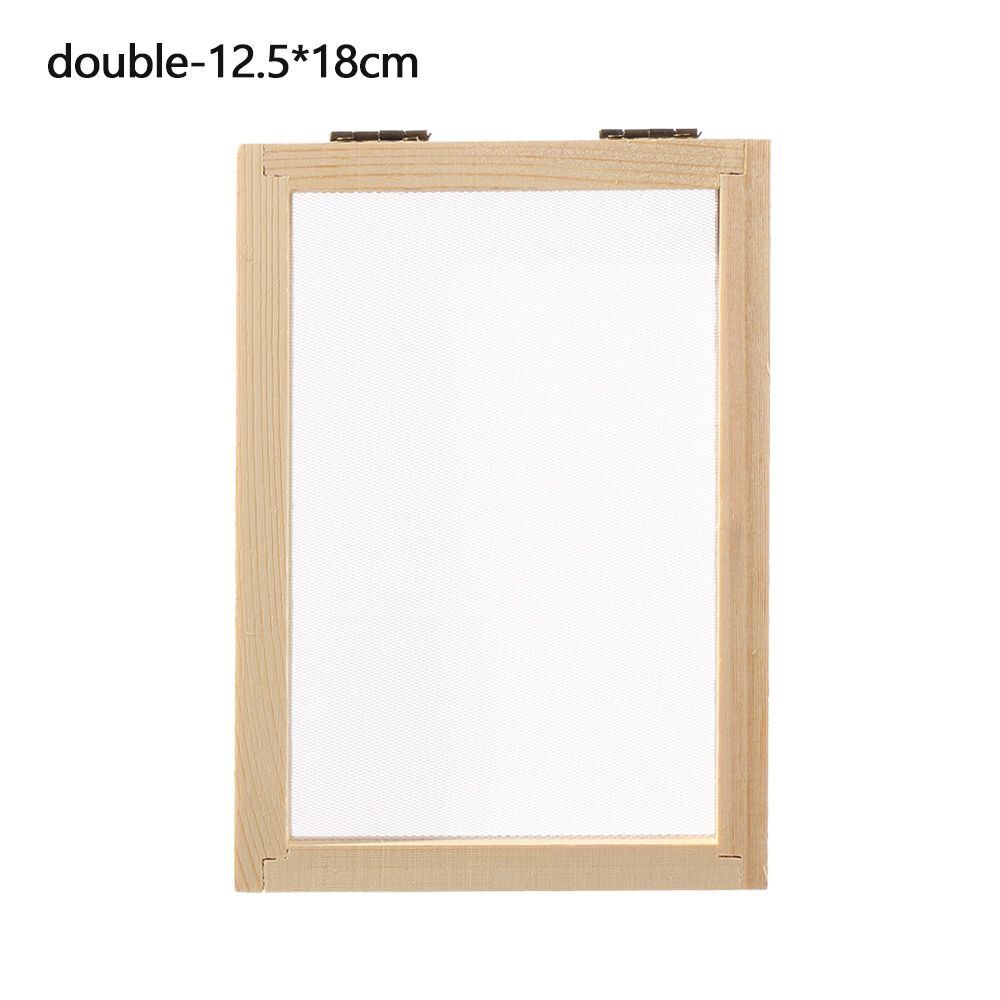 Paper Making Tool Multi-Size Wooden Mesh Mould Frame DIY Screen Handcrafting Kit